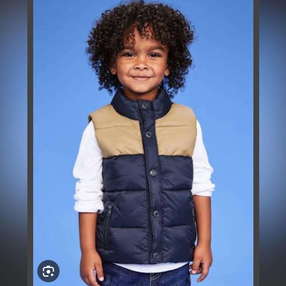 Old Navy Kids' Button Up Puffer Vest